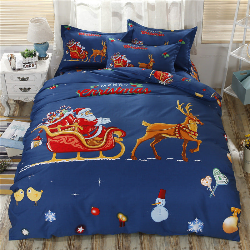 3D Christmas Bedding Set – Santa Claus & Christmas Tree | Holiday Comfort Collection