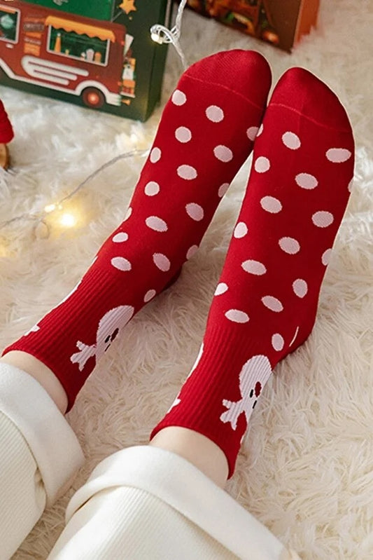 4-Pack Unisex Christmas Socks – Soft, Warm & Cozy Winter Daily Wear