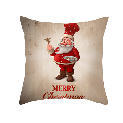 Modern Christmas Pillow Cover – Soft Velvet Holiday Cushion Case for Cozy Home Decor