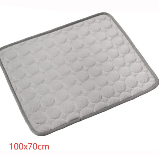 Pet Dog & Cat Ice Silk Cooling Nest Pad – Summer Cold Mat for Heat Relief