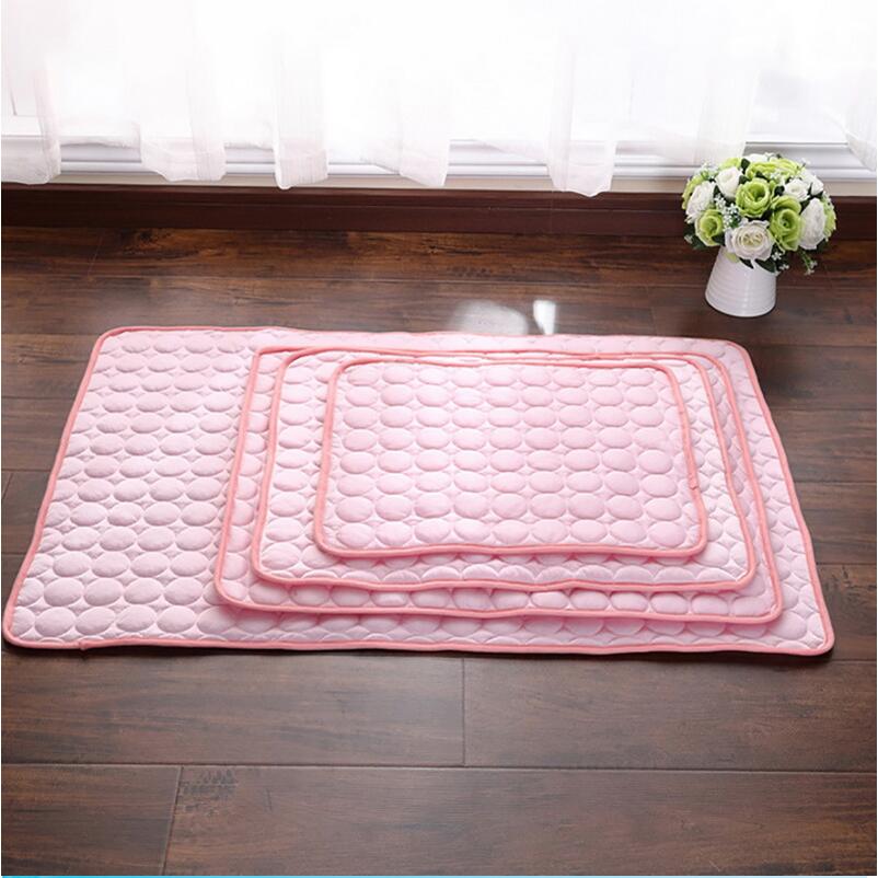 Pet Dog & Cat Ice Silk Cooling Nest Pad – Summer Cold Mat for Heat Relief