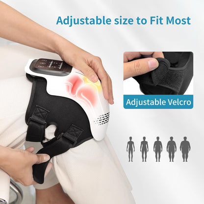 Intelligent Heating Knee Massager – Kneading, Vibration & Infrared (Rechargeable)