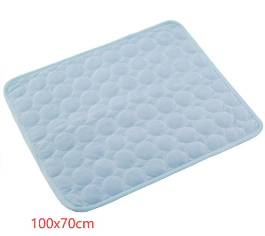 Pet Dog & Cat Ice Silk Cooling Nest Pad – Summer Cold Mat for Heat Relief