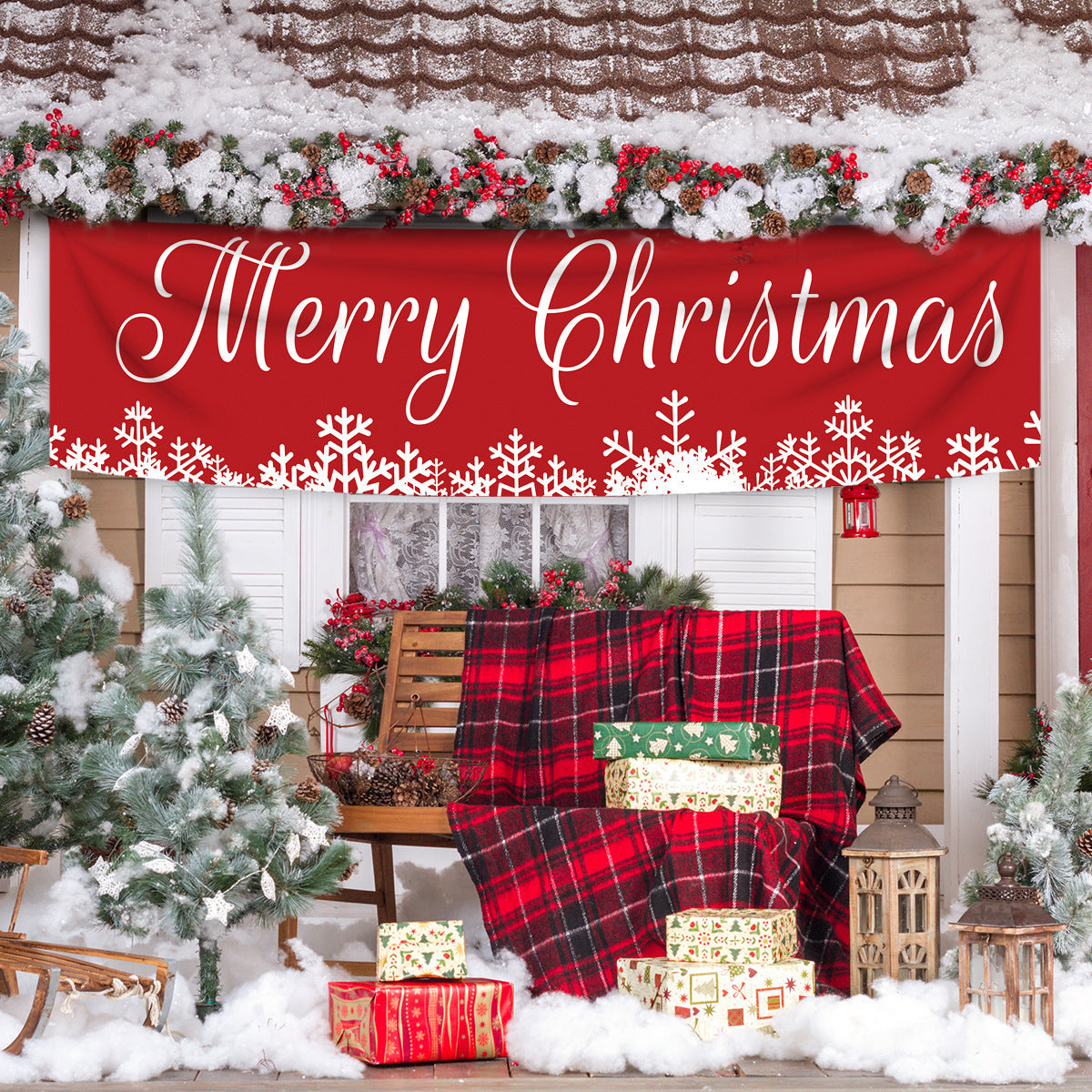 Nordic Christmas Table Runner – Premium Festive Decor for a Cozy Holiday Home