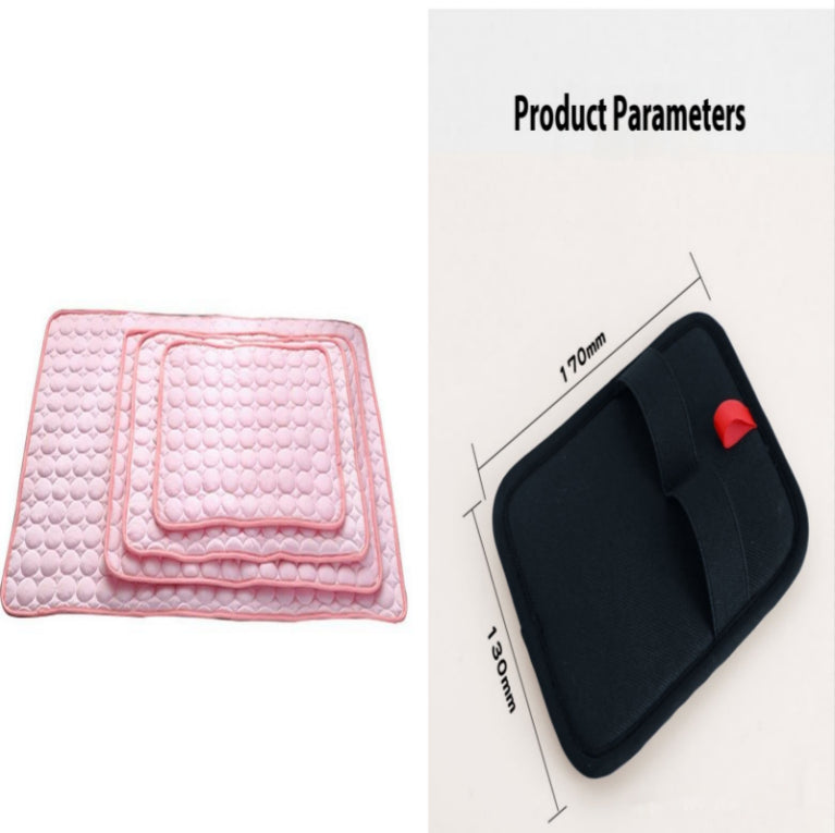 Pet Dog & Cat Ice Silk Cooling Nest Pad – Summer Cold Mat for Heat Relief