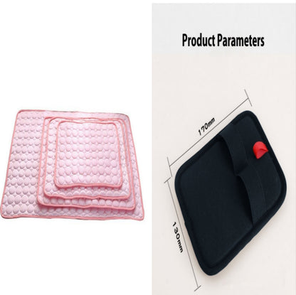 Pet Dog & Cat Ice Silk Cooling Nest Pad – Summer Cold Mat for Heat Relief