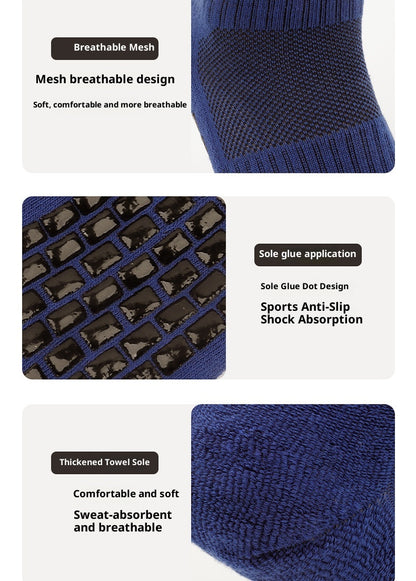 Breathable Basketball Socks with Non-Slip Rubber Studs – Enhanced Grip & Comfort