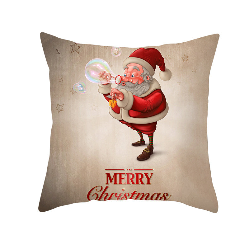 Modern Christmas Pillow Cover – Soft Velvet Holiday Cushion Case for Cozy Home Decor