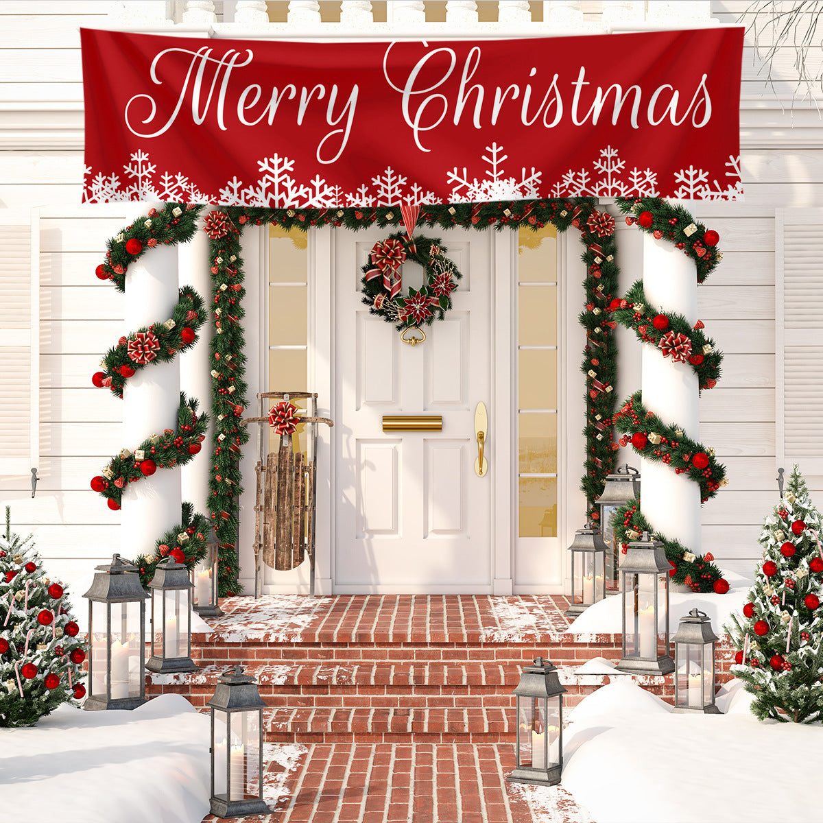 Nordic Christmas Table Runner – Premium Festive Decor for a Cozy Holiday Home