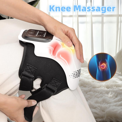 Intelligent Heating Knee Massager – Kneading, Vibration & Infrared (Rechargeable)