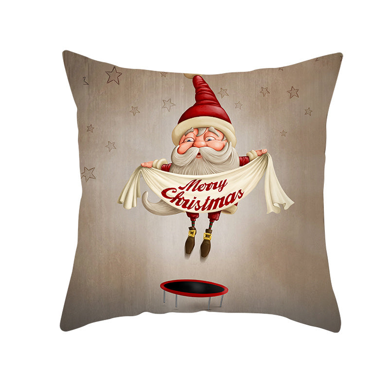 Modern Christmas Pillow Cover – Soft Velvet Holiday Cushion Case for Cozy Home Decor