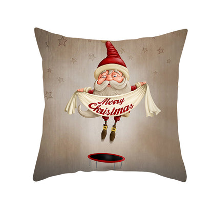 Modern Christmas Pillow Cover – Soft Velvet Holiday Cushion Case for Cozy Home Decor